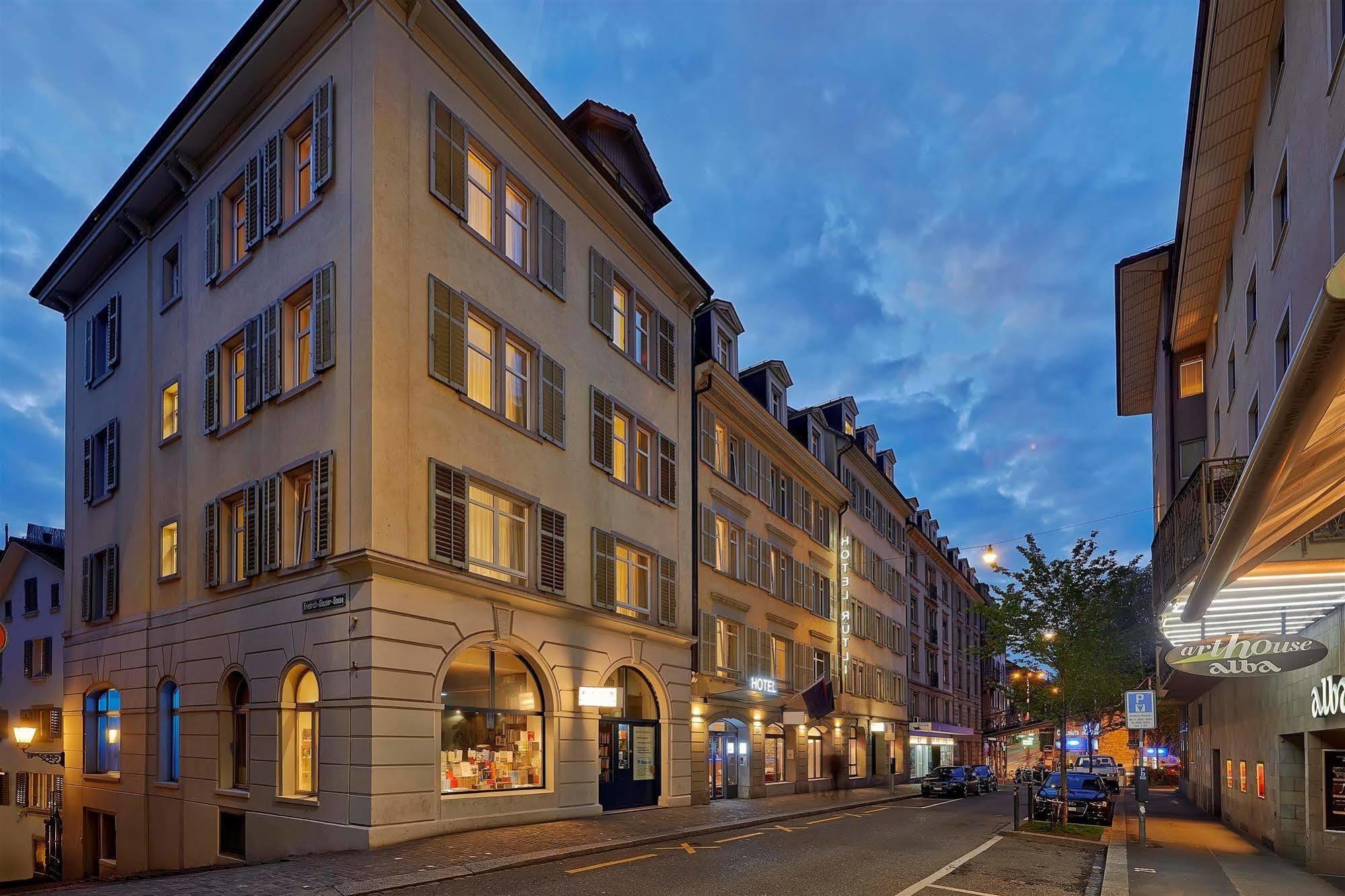 Sorell Hotel Rutli Zurich Bagian luar foto